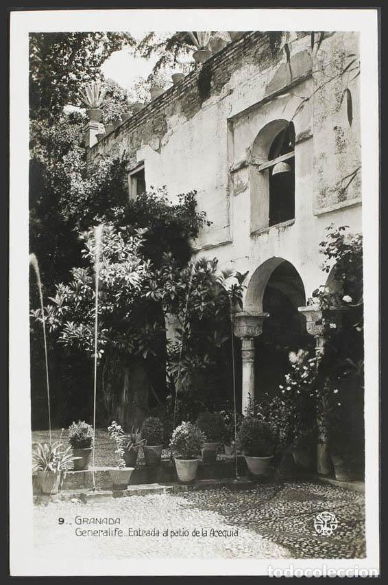 Postales: Granada. GRANADA. Generalife. Entrada al patio de la Acequia. - Foto 1