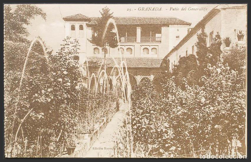 Postales: Granada. GRANADA. Generalife. Patio de la Acequia. - Foto 1