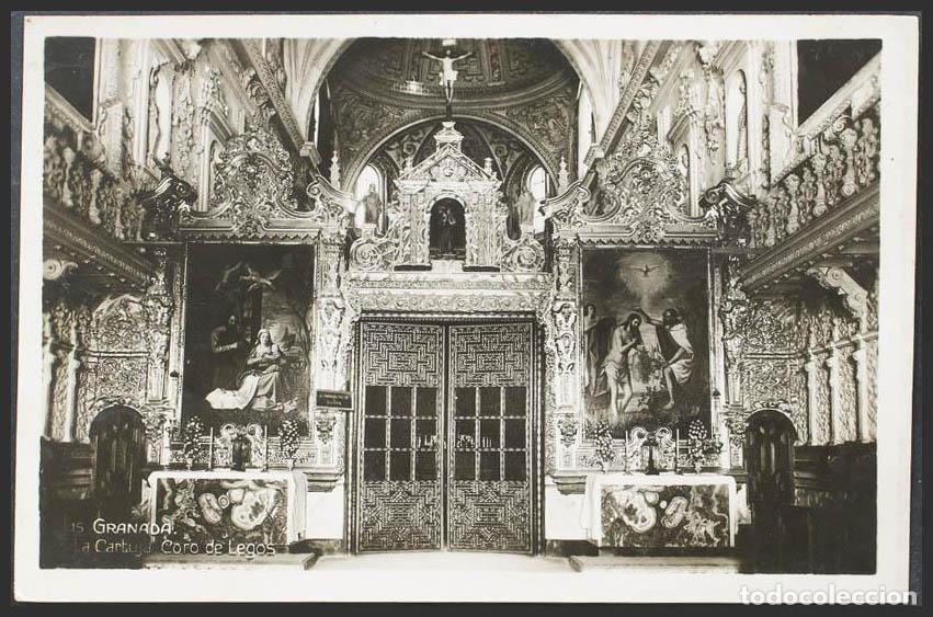 Postales: Granada. GRANADA. Cartuja. Interior de la Iglesia. - Foto 1
