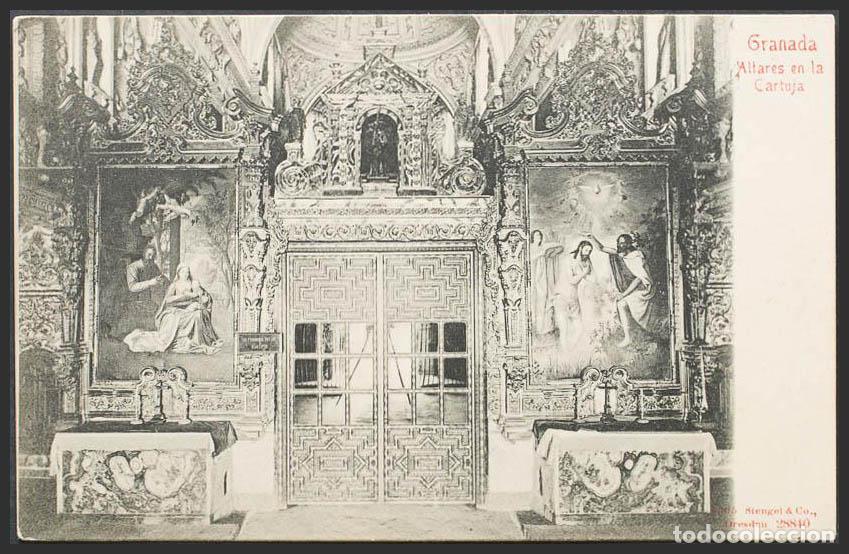 Postales: Granada. GRANADA. Cartuja. Interior de la Iglesia. - Foto 1