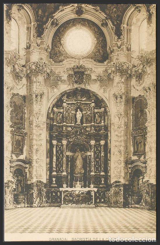 Postales: Granada. GRANADA. Cartuja. Sacrist&iacute;a. - Foto 1