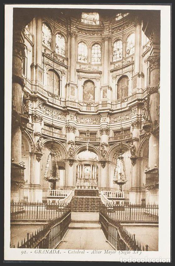 Postales: Granada. GRANADA. Catedral. Altar Mayor. - Foto 1