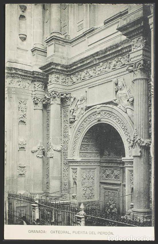 Postales: Granada. GRANADA. Catedral. Puerta del Perd&oacute;n. - Foto 1