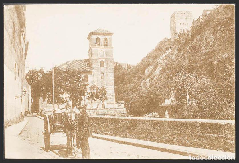 Postales: Granada. GRANADA. Carrera del Darro. Iglesia de San Pedro. - Foto 1