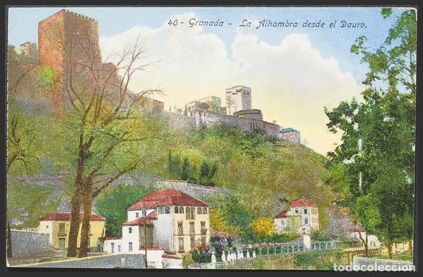 Postales: Granada. GRANADA. La Alhambre desde el Darro. - Foto 1