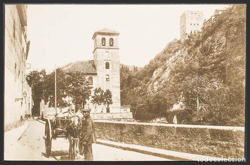 Postales: Granada. GRANADA. Carrera del Darro. Iglesia de San Pedro. - Foto 1