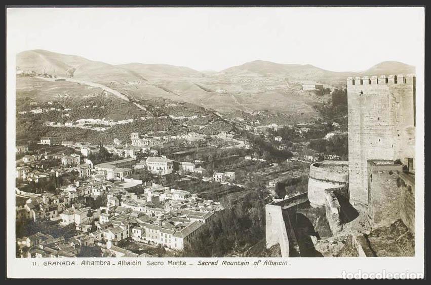 Postales: Granada. GRANADA. Alhambra, Albaic&iacute;n, Sacro Monte. - Foto 1