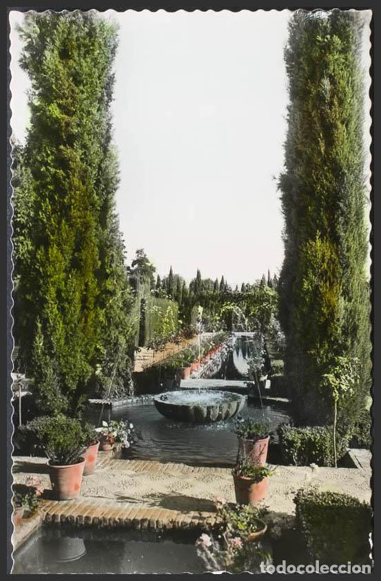 Postales: Granada. GRANADA. Generalife. Patio de la Acequia. - Foto 1