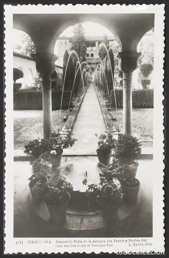 Postales: Granada. GRANADA. Generalife. Patio de la Acequia. - Foto 1
