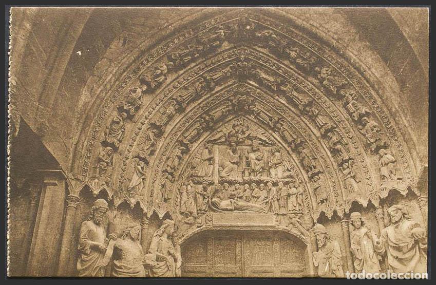 Postales: Le&oacute;n. LEON. Catedral de Le&oacute;n. Arco de la puerta derecha. - Foto 1