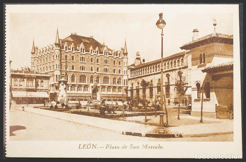 Postales: Le&oacute;n. LEON. Plaza de San Marcelo. - Foto 1