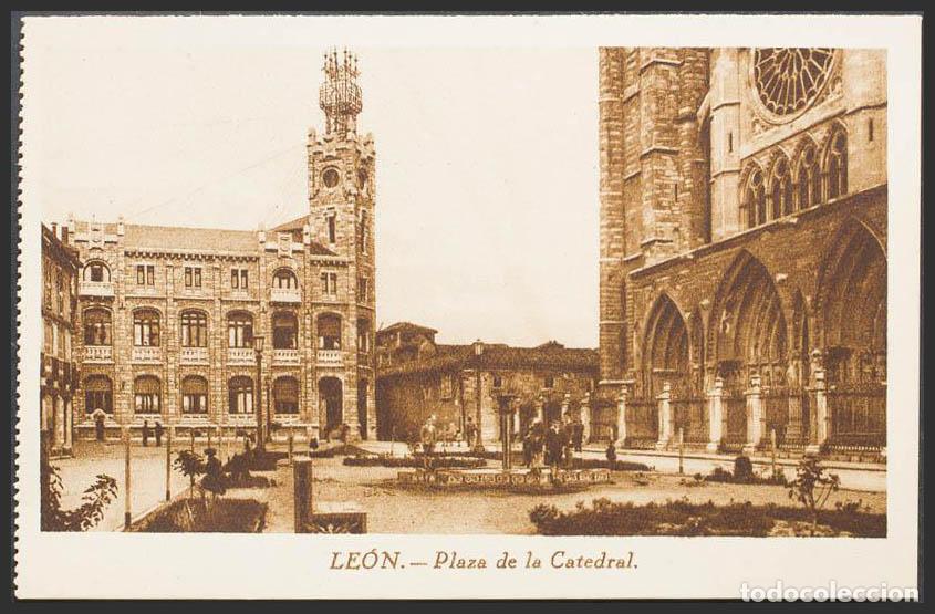 Postales: Le&oacute;n. LEON. Plaza de la Catedral. - Foto 1