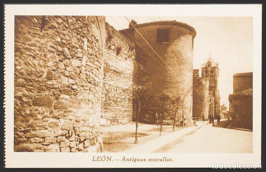 Postales: Le&oacute;n. LEON. Antiguas murallas. - Foto 1