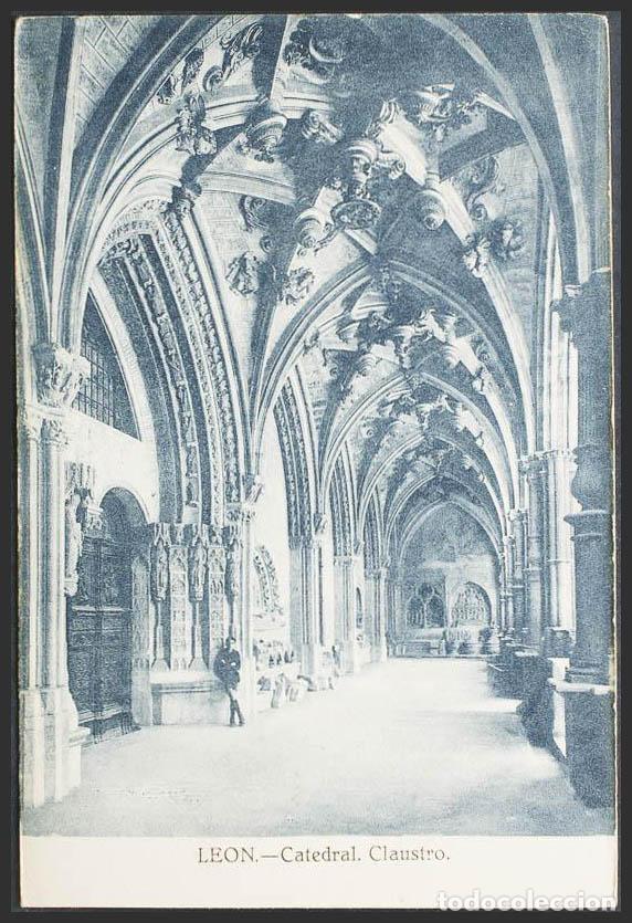 Postales: Le&oacute;n. LEON. Catedral de Le&oacute;n. Claustro. - Foto 1