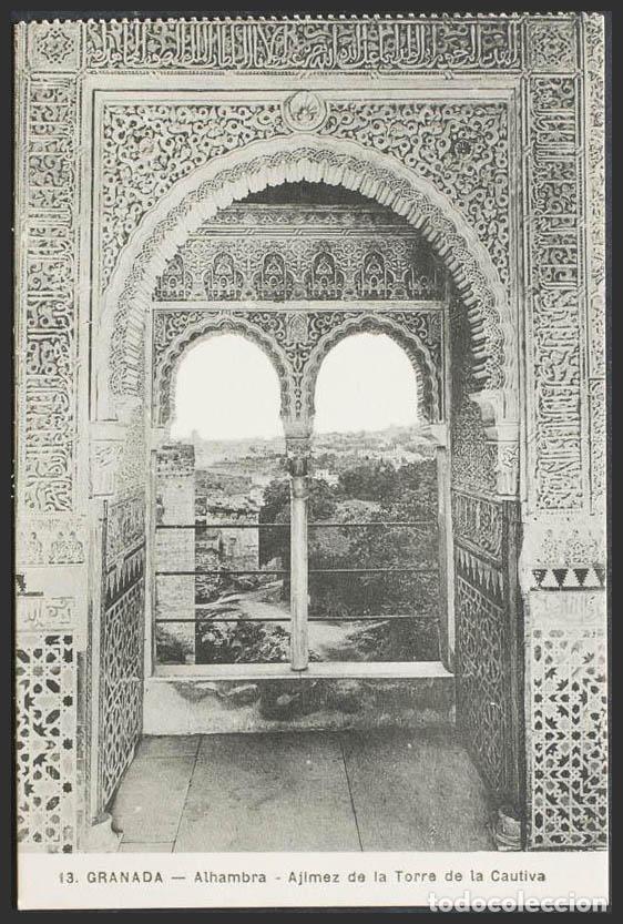 Postales: Granada. GRANADA. La Alhambra. Ajimez de la Torre de la Cautiva. - Foto 1