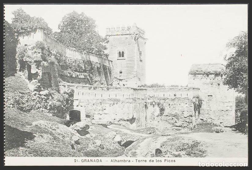 Postales: Granada. GRANADA. La Alhambra. Torre de los Picos. - Foto 1