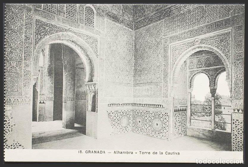 Postales: Granada. GRANADA. La Alhambra. Torre de la Cautiva. - Foto 1