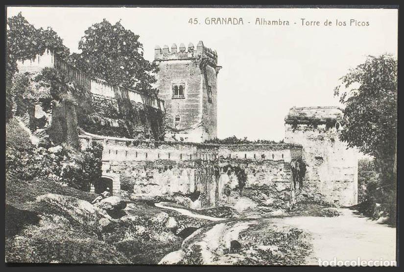 Postales: Granada. GRANADA. La Alhambra. Torre de los Picos. - Foto 1