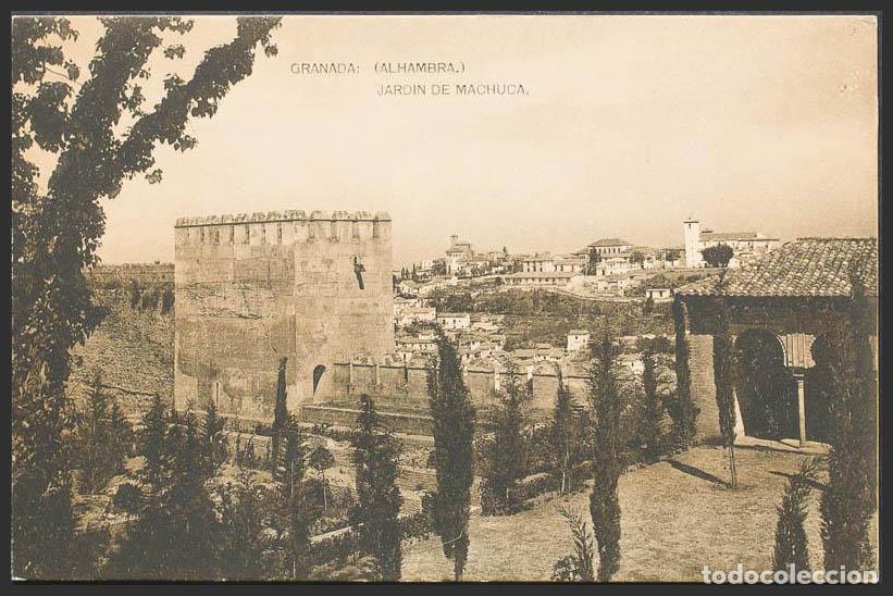 Postales: Granada. GRANADA. La Alhambra. Jard&iacute;n de Machuca. - Foto 1
