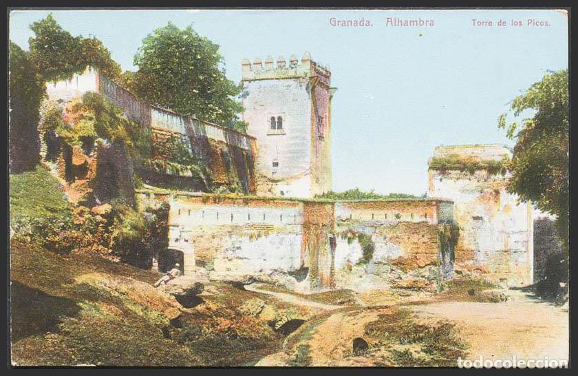 Postales: Granada. GRANADA. La Alhambra. Torre de los Picos. - Foto 1