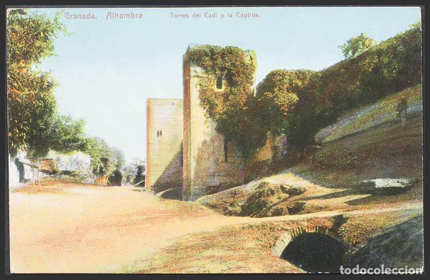 Postales: Granada. GRANADA. La Alhambra. Torre del Cad&iacute; y la Cautiva. - Foto 1