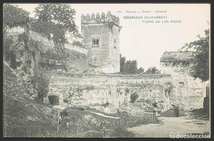 Postales: Granada. GRANADA. La Alhambra. Torre de los Picos. - Foto 1