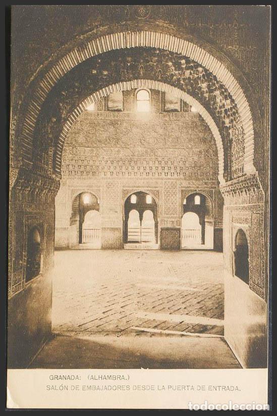 Postales: Granada. GRANADA. La Alhambra. Sal&oacute;n de Embajadores. - Foto 1