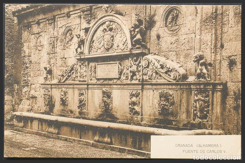 Postales: Granada. GRANADA. La Alhambra. Fuente de Carlos V. - Foto 1