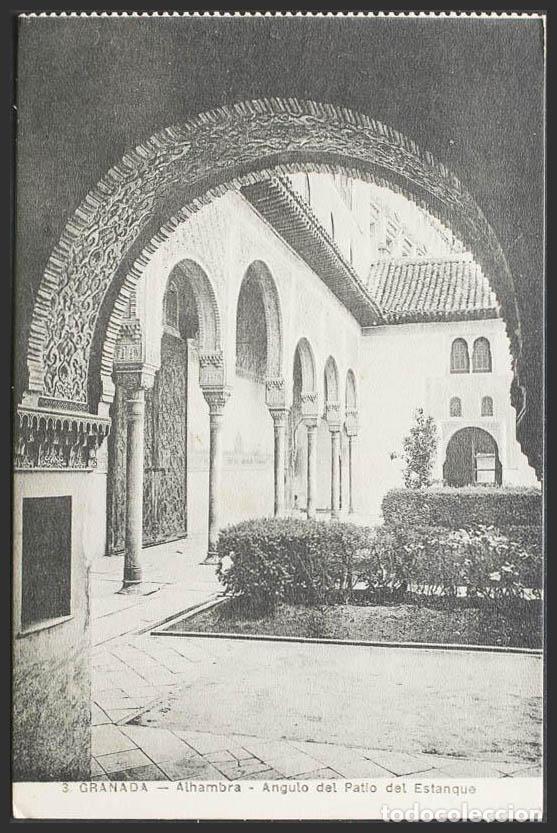 Postales: Granada. GRANADA. La Alhambra. Angulo del Patio del Estanque. - Foto 1