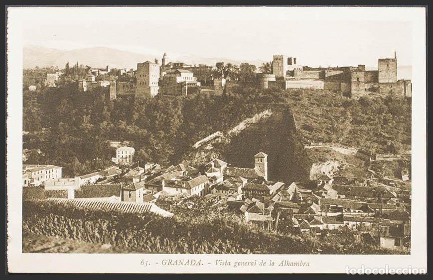 Postales: Granada. GRANADA. La Alhambra. Vista general. - Foto 1