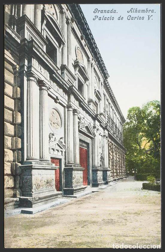 Postales: Granada. GRANADA. La Alhambra. Palacio de Carlos V. - Foto 1