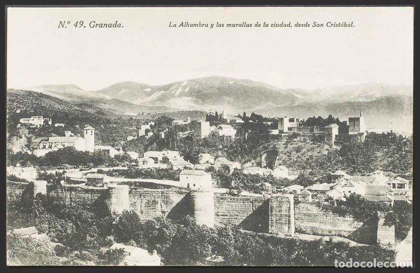 Postales: Granada. GRANADA. La Alhambra. Vista general. - Foto 1