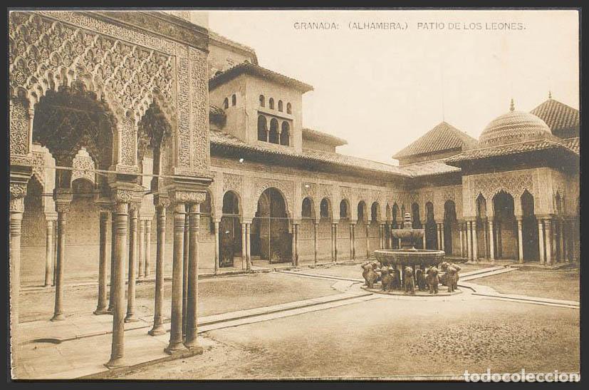 Postales: Granada. GRANADA. La Alhambra. Patio de los Leones. - Foto 1