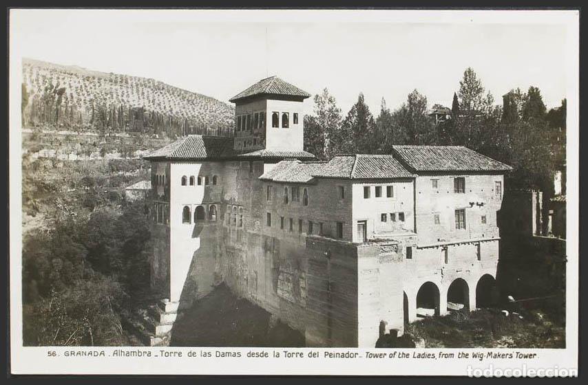 Postales: Granada. GRANADA. La Alhambra. Torre de las Damas. - Foto 1