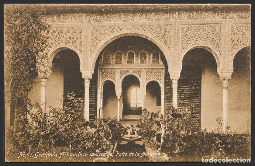 Postales: Granada. GRANADA. La Alhambra. Generalife. Patio de la Acequia. - Foto 1
