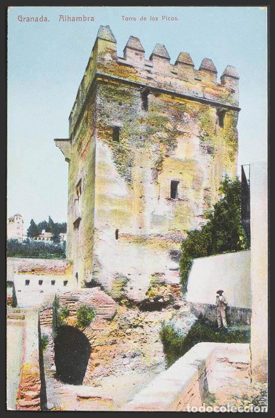 Postales: Granada. GRANADA. La Alhambra. Torre de los Picos. - Foto 1