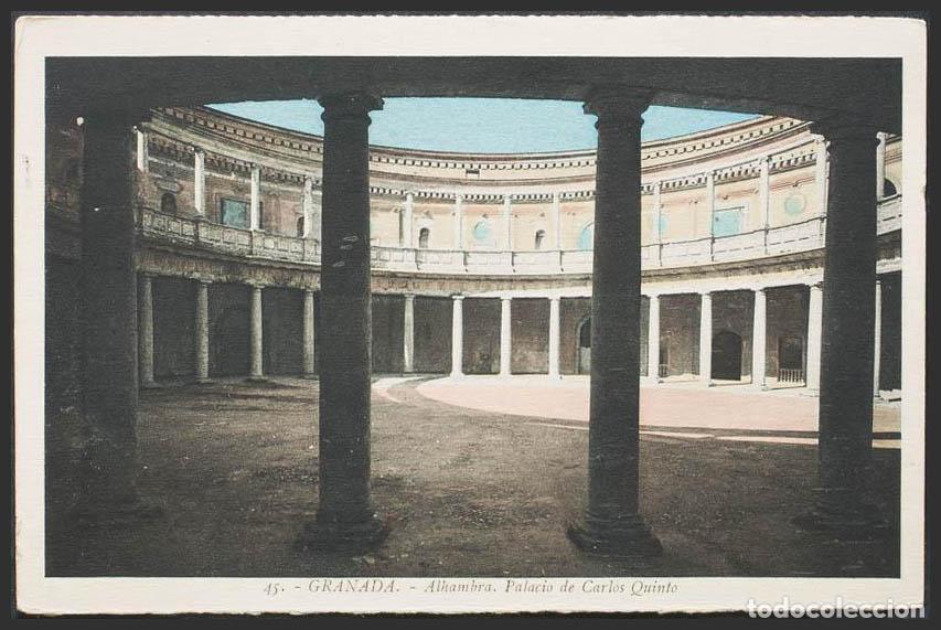 Postales: Granada. GRANADA. La Alhambra. Palacio de Carlos V. - Foto 1