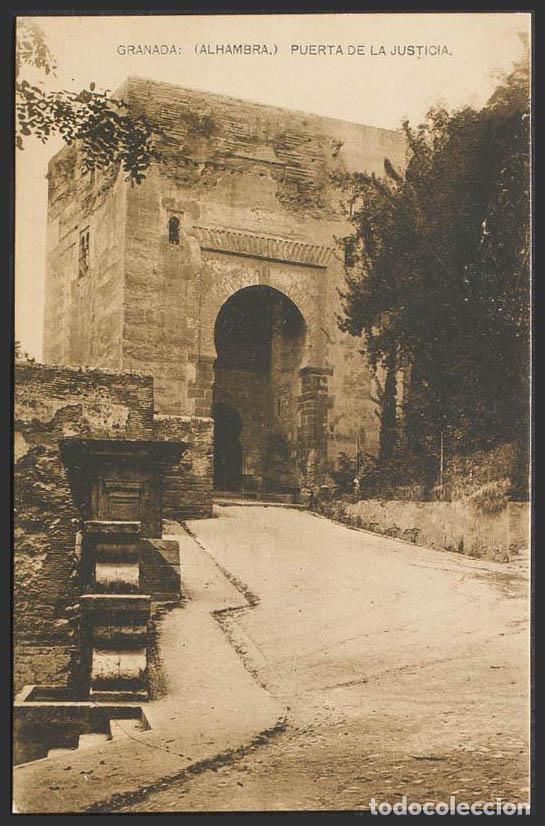 Postales: Granada. GRANADA. La Alhambra. Puerta de la Justicia. - Foto 1