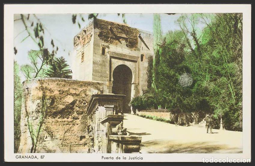 Postales: Granada. GRANADA. La Alhambra. Puerta de la Justicia. - Foto 1