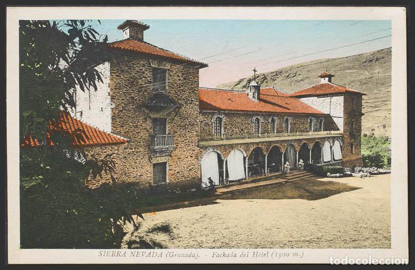 Postales: Granada. GRANADA. Sierra Nevada. Fachada del Hotel. - Foto 1