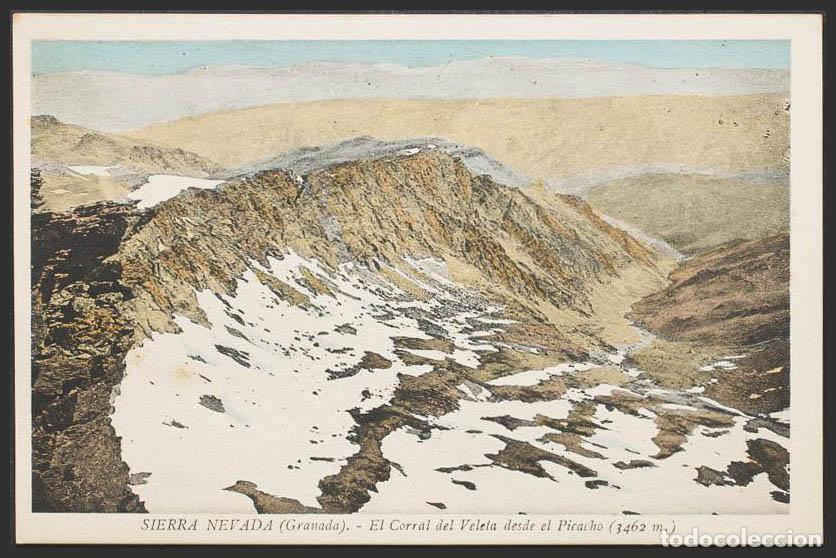 Postales: Granada. GRANADA. Sierra Nevada. Corral del Veleta desde el Picacho. - Foto 1