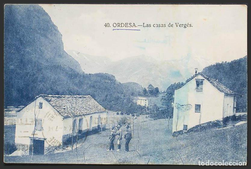 Postales: Huesca. ORDESA. Las casas de Verg&eacute;s. - Foto 1