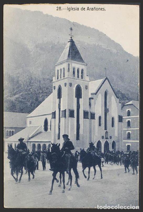 Postales: Huesca. CANFRANC. Iglesia de Ara&ntilde;ones. - Foto 1