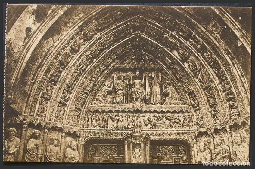 Postales: Le&oacute;n. LEON. Catedral. Arco de la puerta del centro. - Foto 1