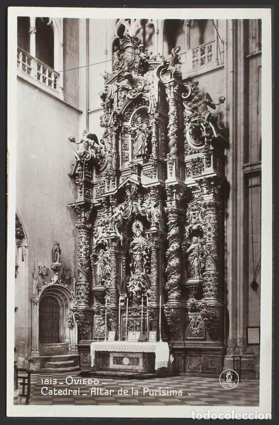 Postales: Le&oacute;n. LEON. Catedral. Altar de la Pur&iacute;sima. - Foto 1