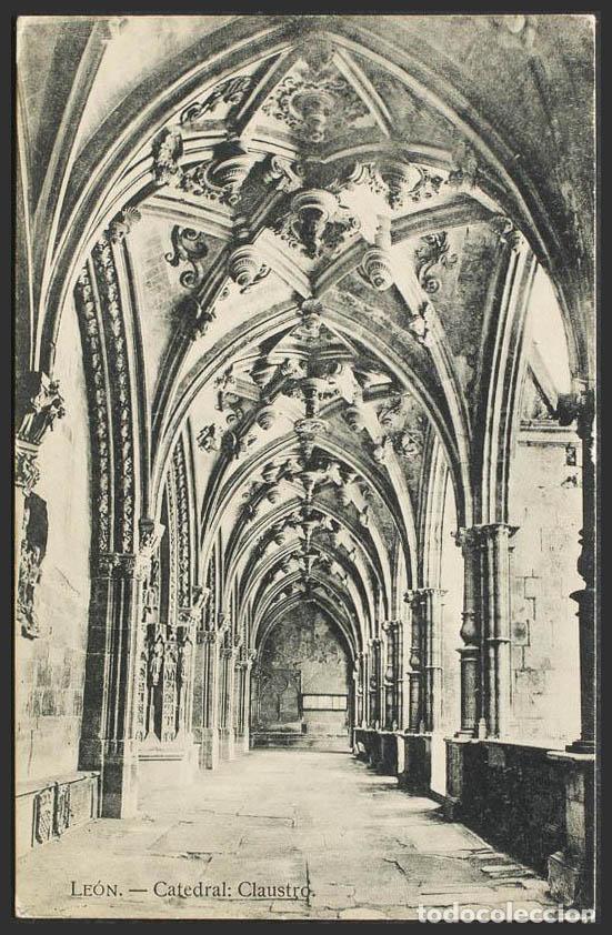 Postales: Le&oacute;n. LEON. Catedral. Claustro. - Foto 1