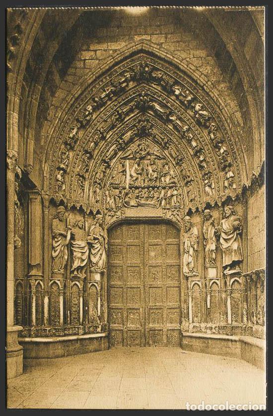 Postales: Le&oacute;n. LEON. Catedral. Puerta de San Fancisco. - Foto 1
