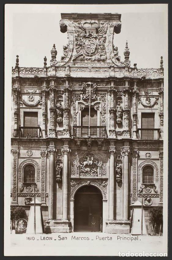 Postales: Le&oacute;n. LEON. San Marcos. Puerta principal. - Foto 1