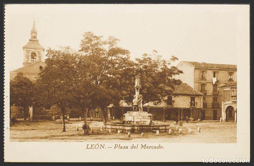 Postales: Le&oacute;n. LEON. Plaza del Mercado. - Foto 1