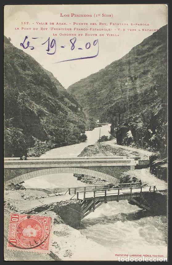 Postales: L&eacute;rida. VALLE DE ARAN. PUENTE DEL REY. - Foto 1
